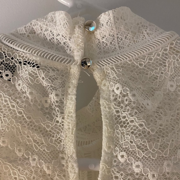 Dynamite white/cream lace crop - Picture 3 of 3